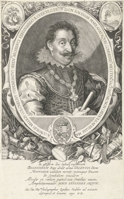 Porträt von Baltasar Marradas von Aegidius Sadeler or Saedeler